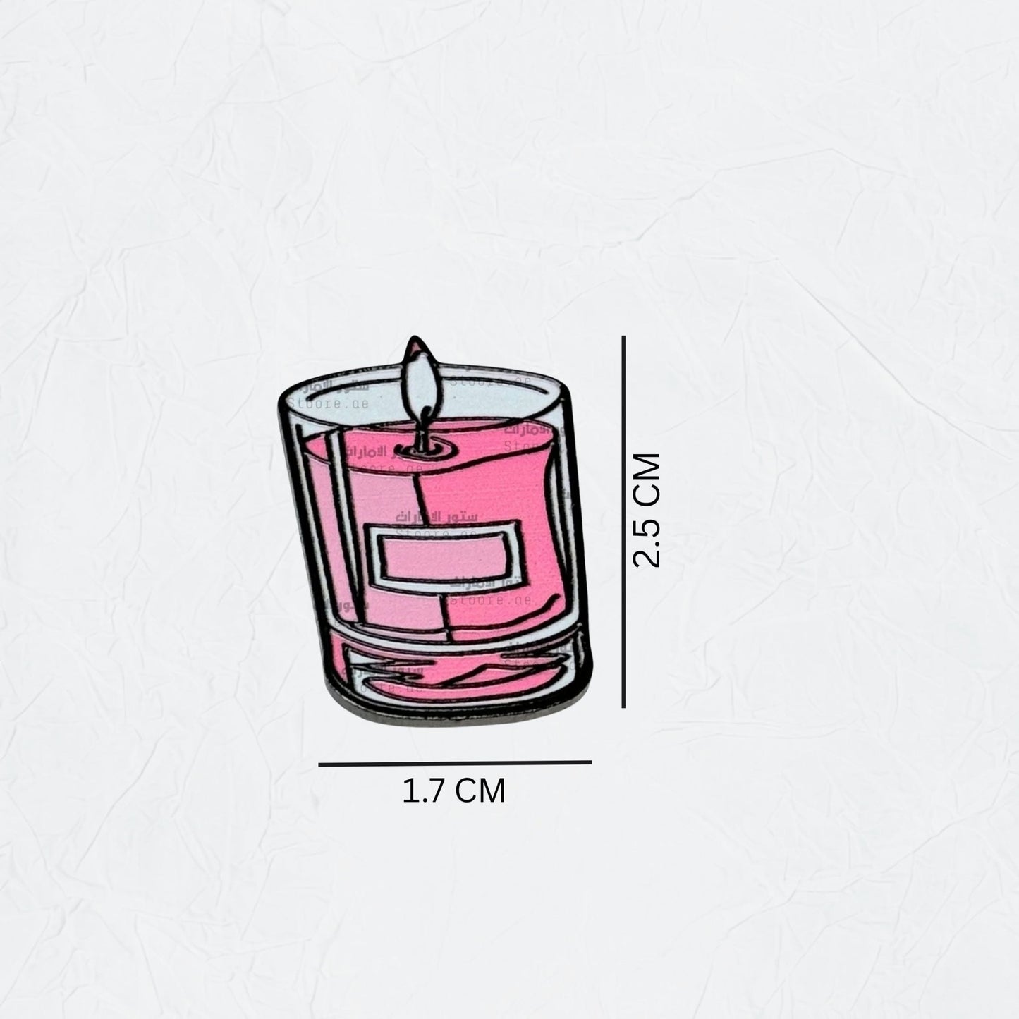 Badge Pink Candle - 2