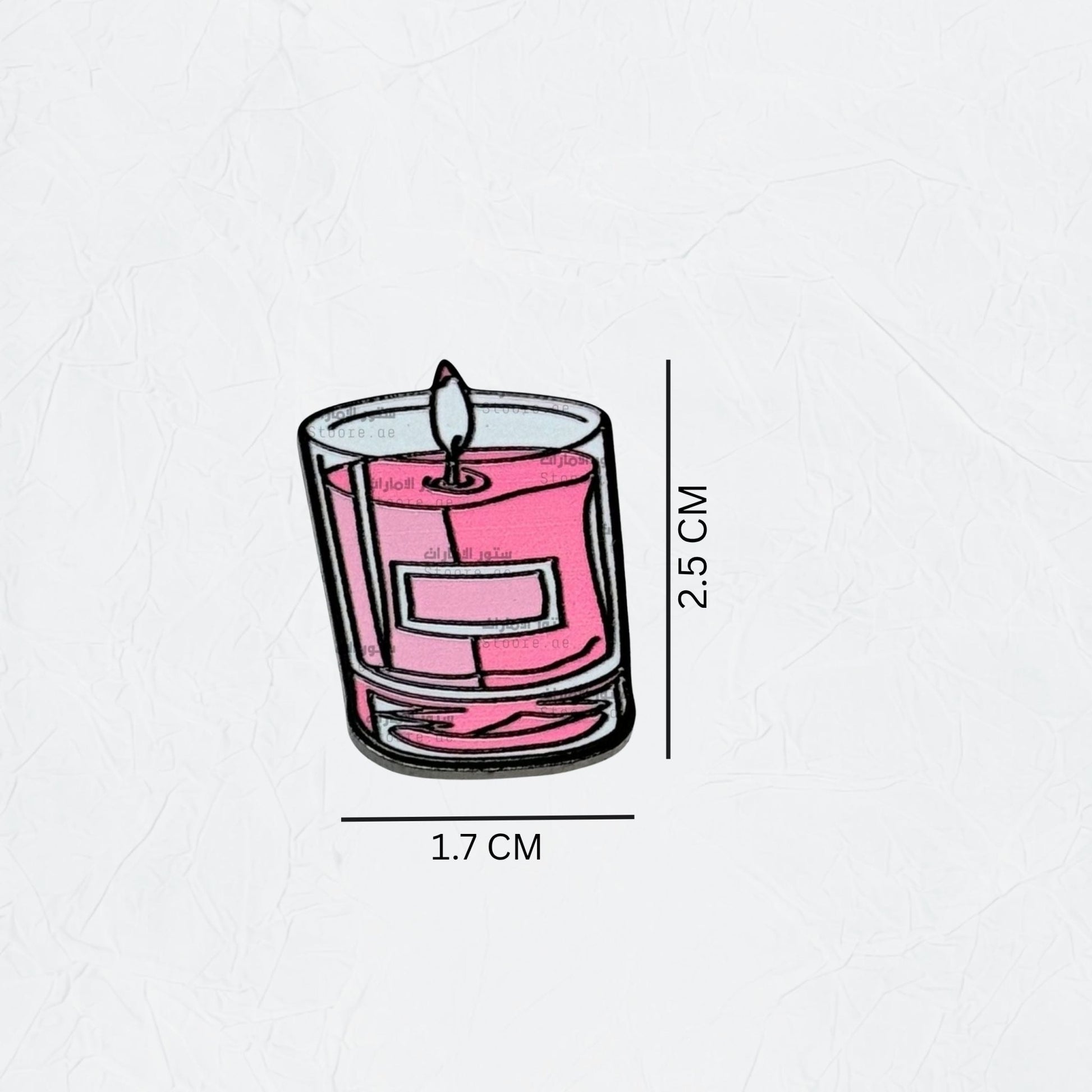 Badge Pink Candle - 2