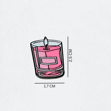 Badge Pink Candle - 2