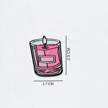 Badge Pink Candle - 2