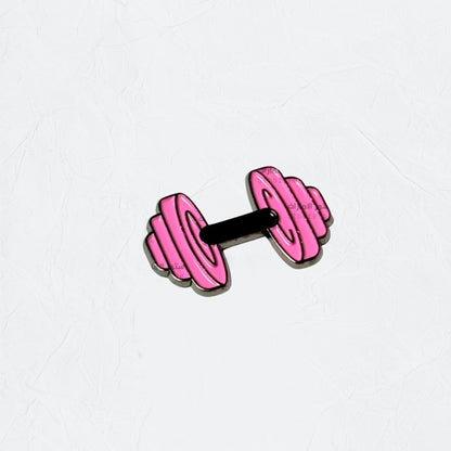 Badge Pink Dumbbell