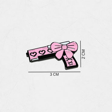 Badge Pink Gun