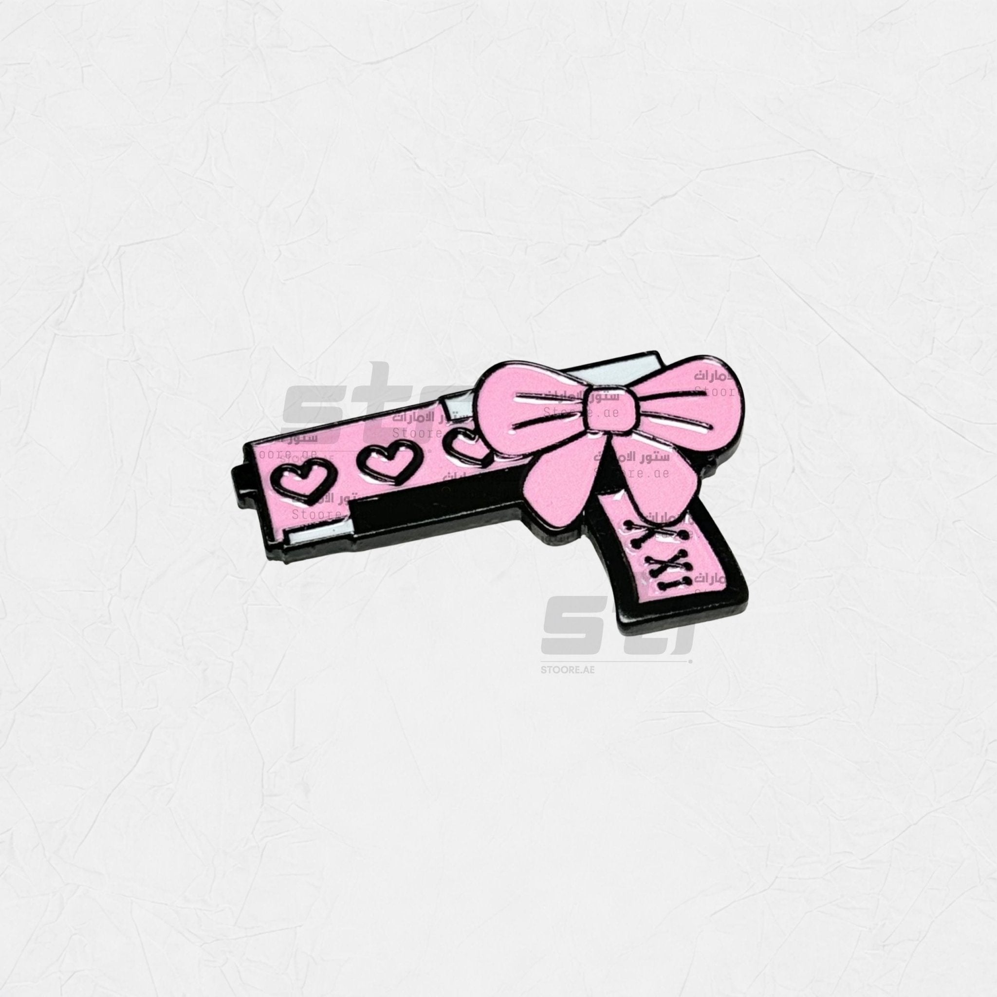 Badge Pink Gun