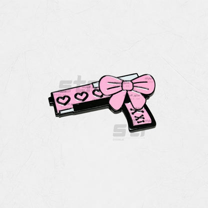 Badge Pink Gun