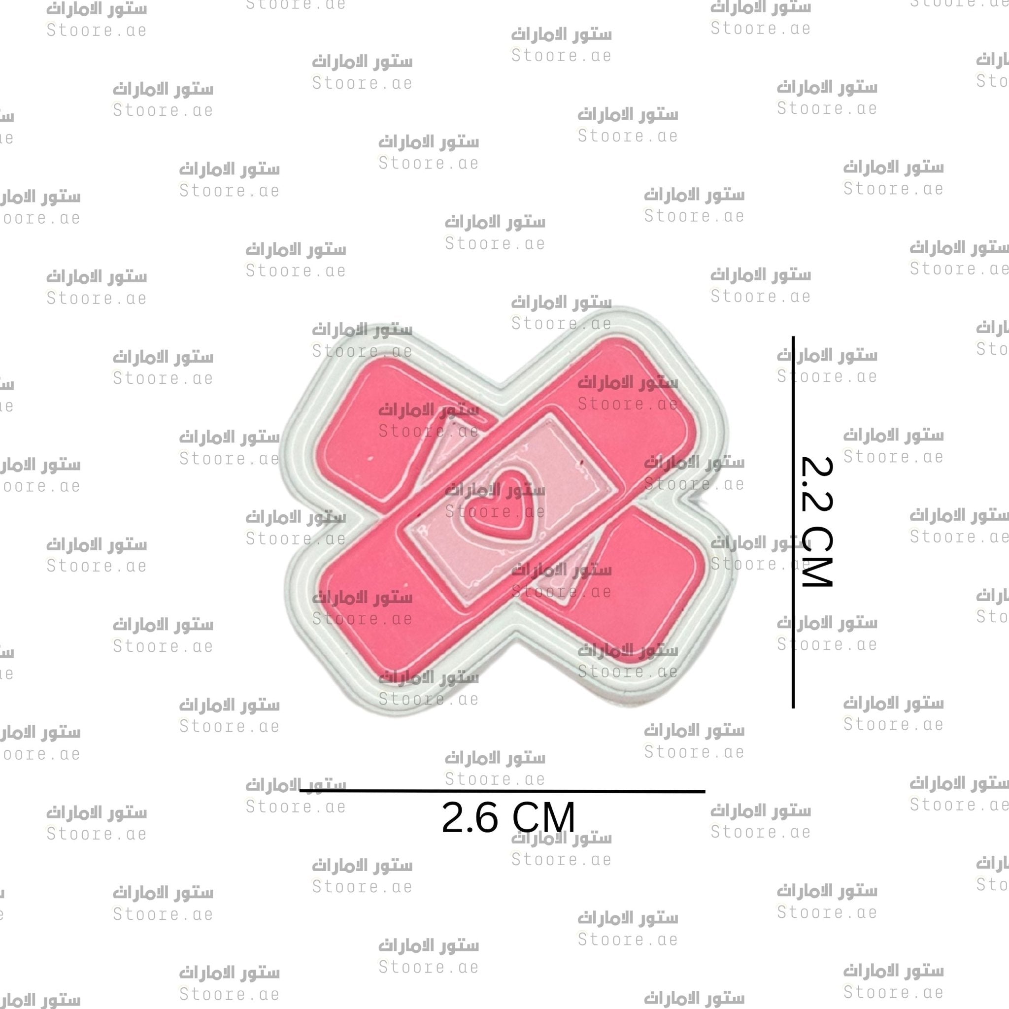 Badge Pink Heart Band Aid