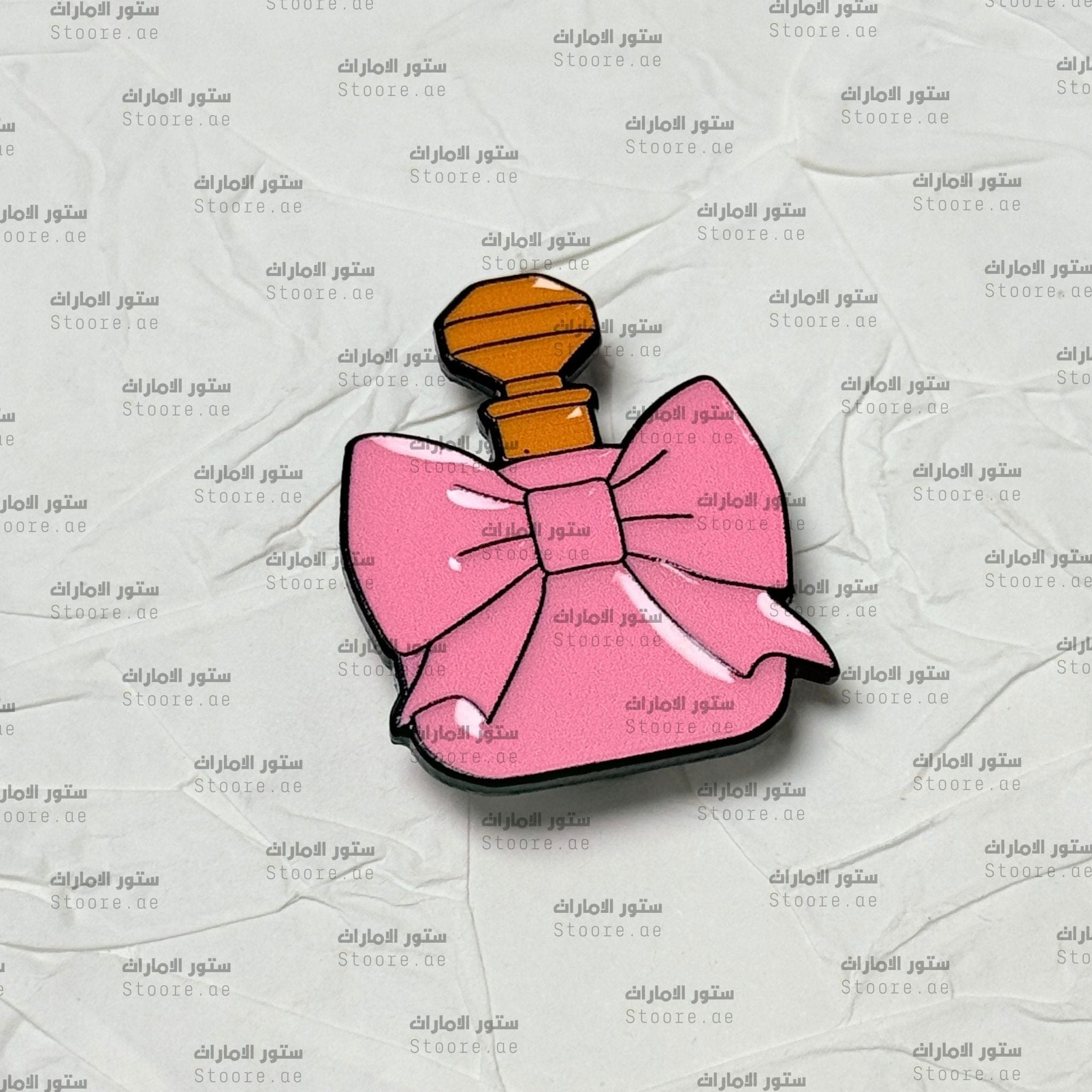 Badge Pink Perfume Bottle