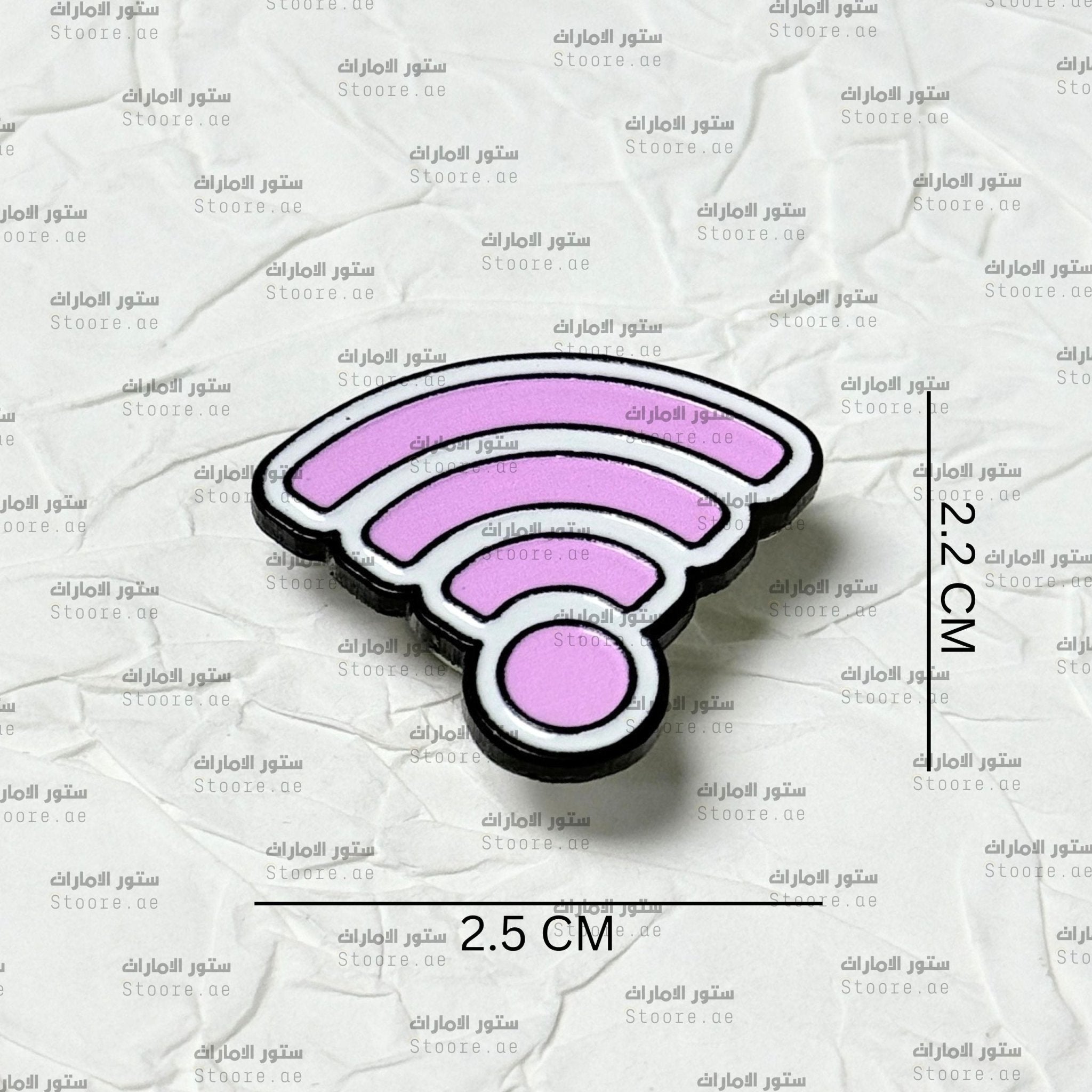 Badge Pink Wifi