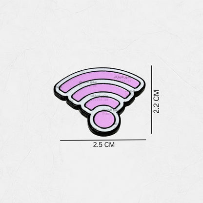 Badge Pink Wifi