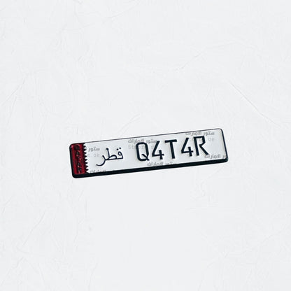 Badge Qatar Number Plate