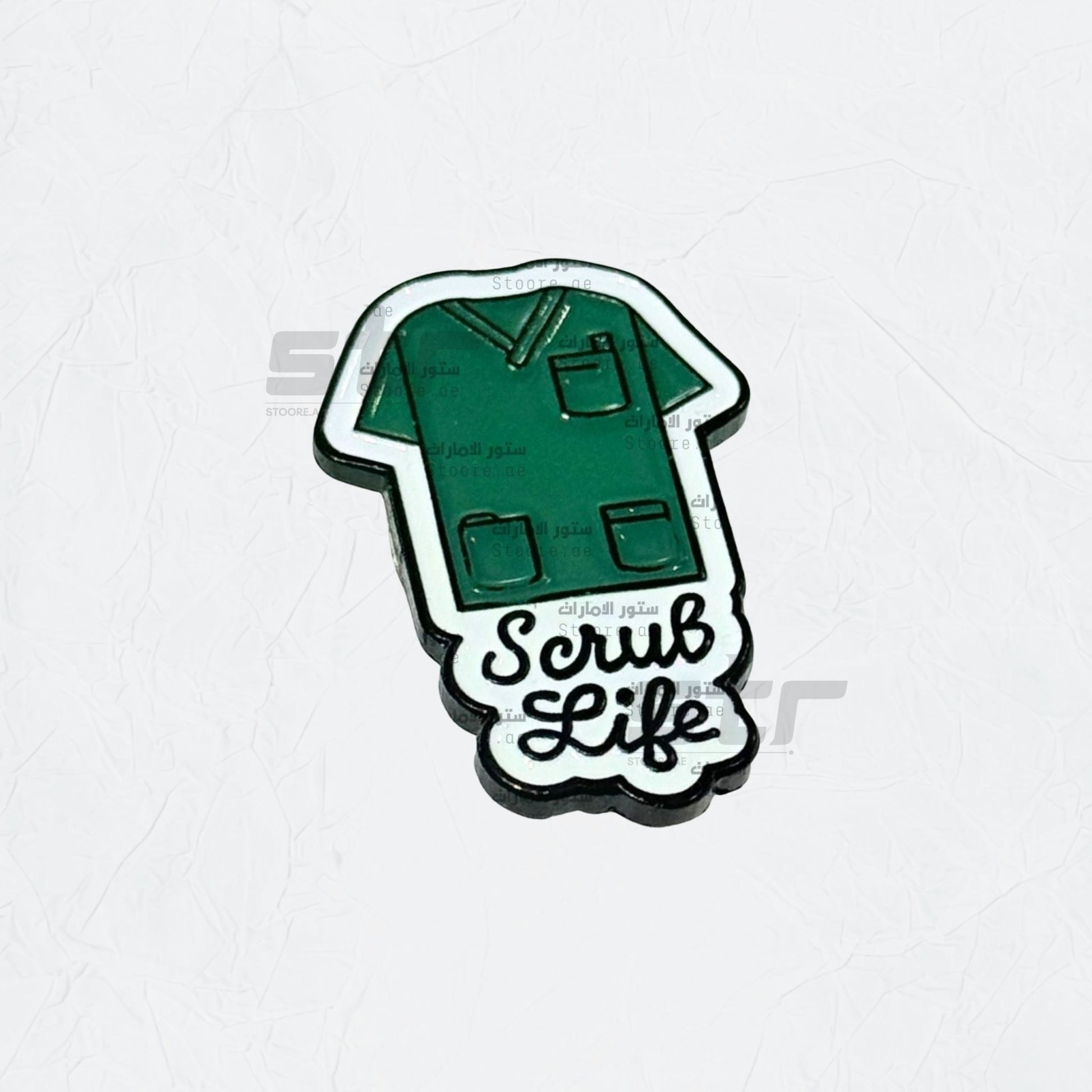 Badge Scrub Life