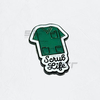 Badge Scrub Life