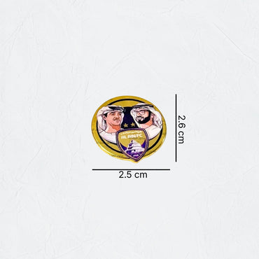 Badge Sheikh Hazza bin Zayed & Sheikh Sultan bin Hamdan - ALAIN FC