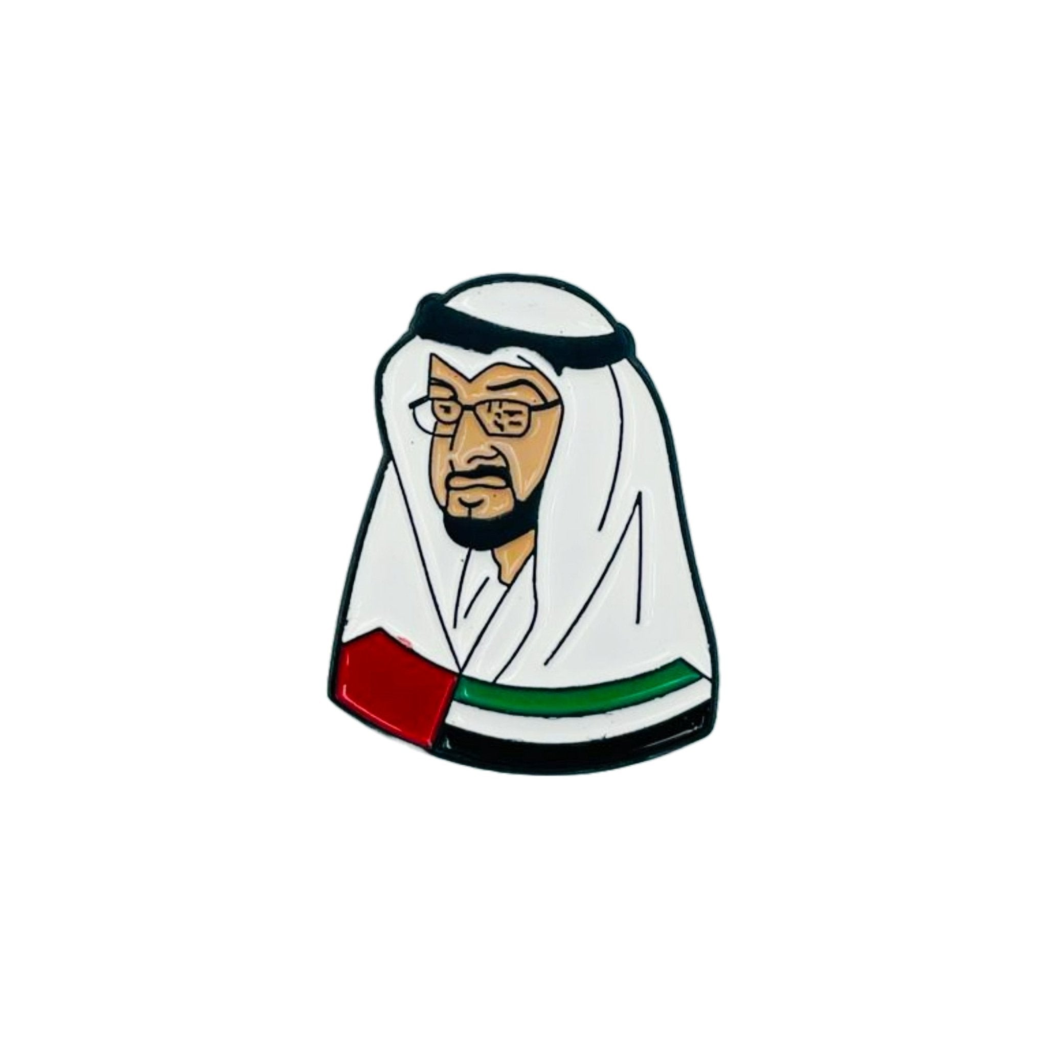 Badge Sheikh Mohammed bin Zayed With UAE Flag