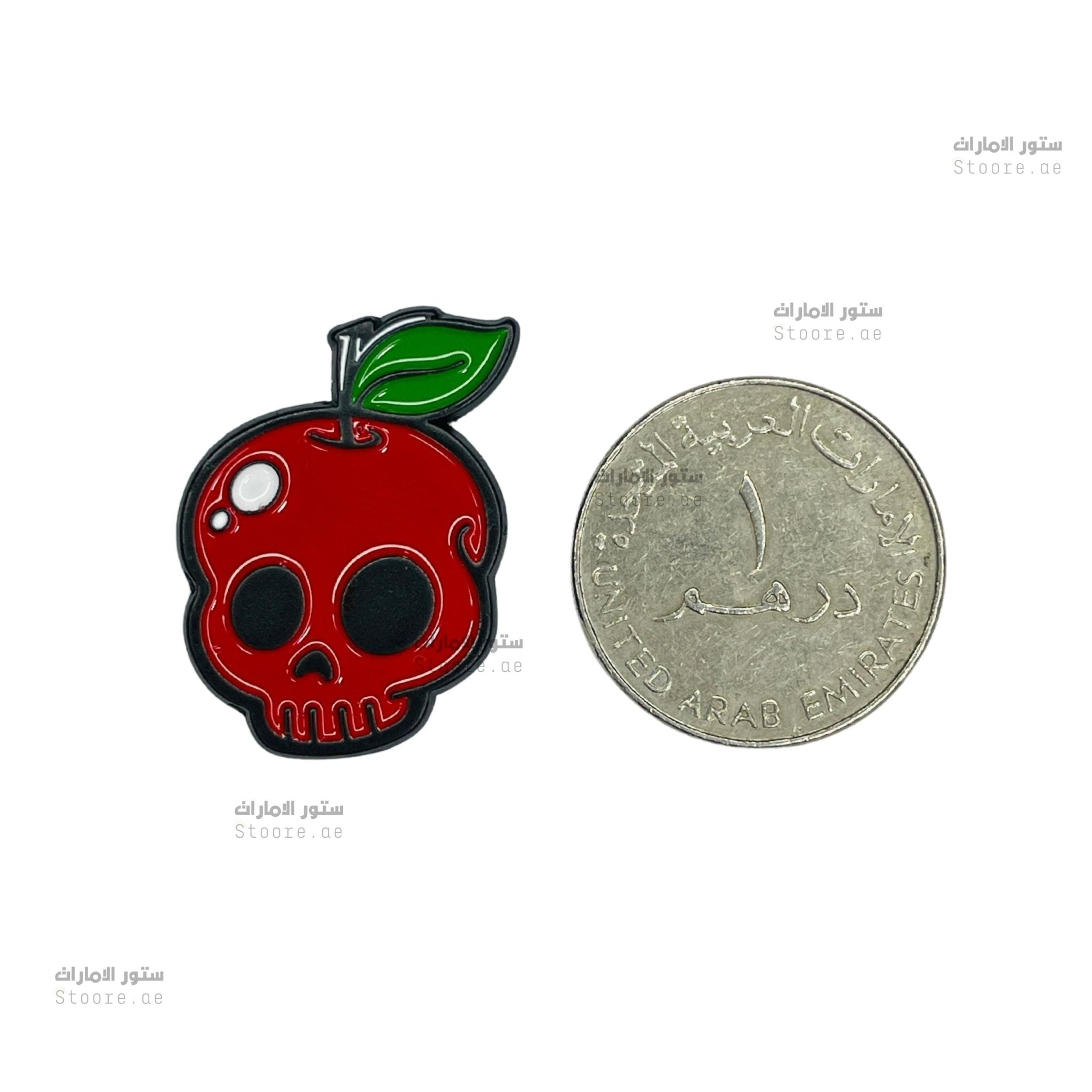 Badge Skull Crocs Charm