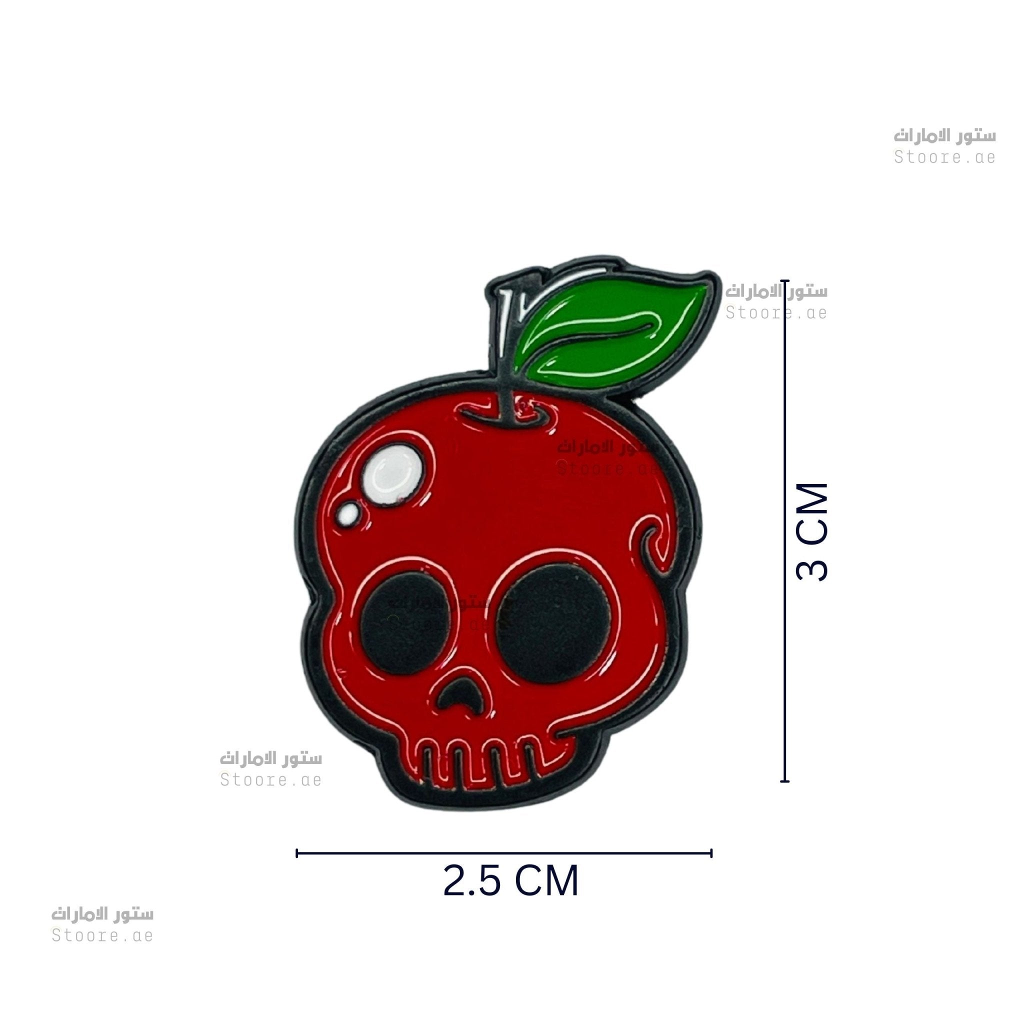 Badge Skull Crocs Charm