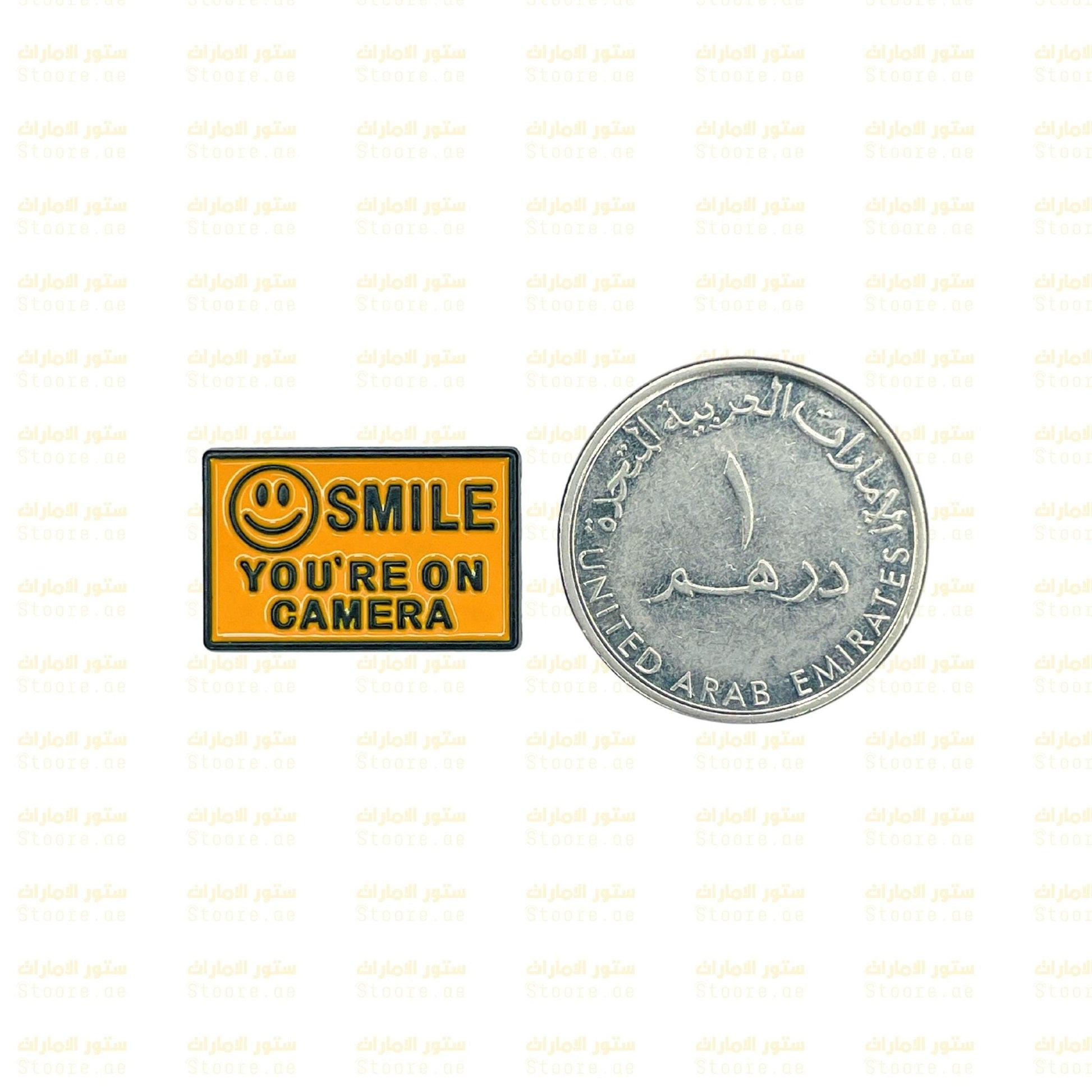Badge Smile You're On Camera