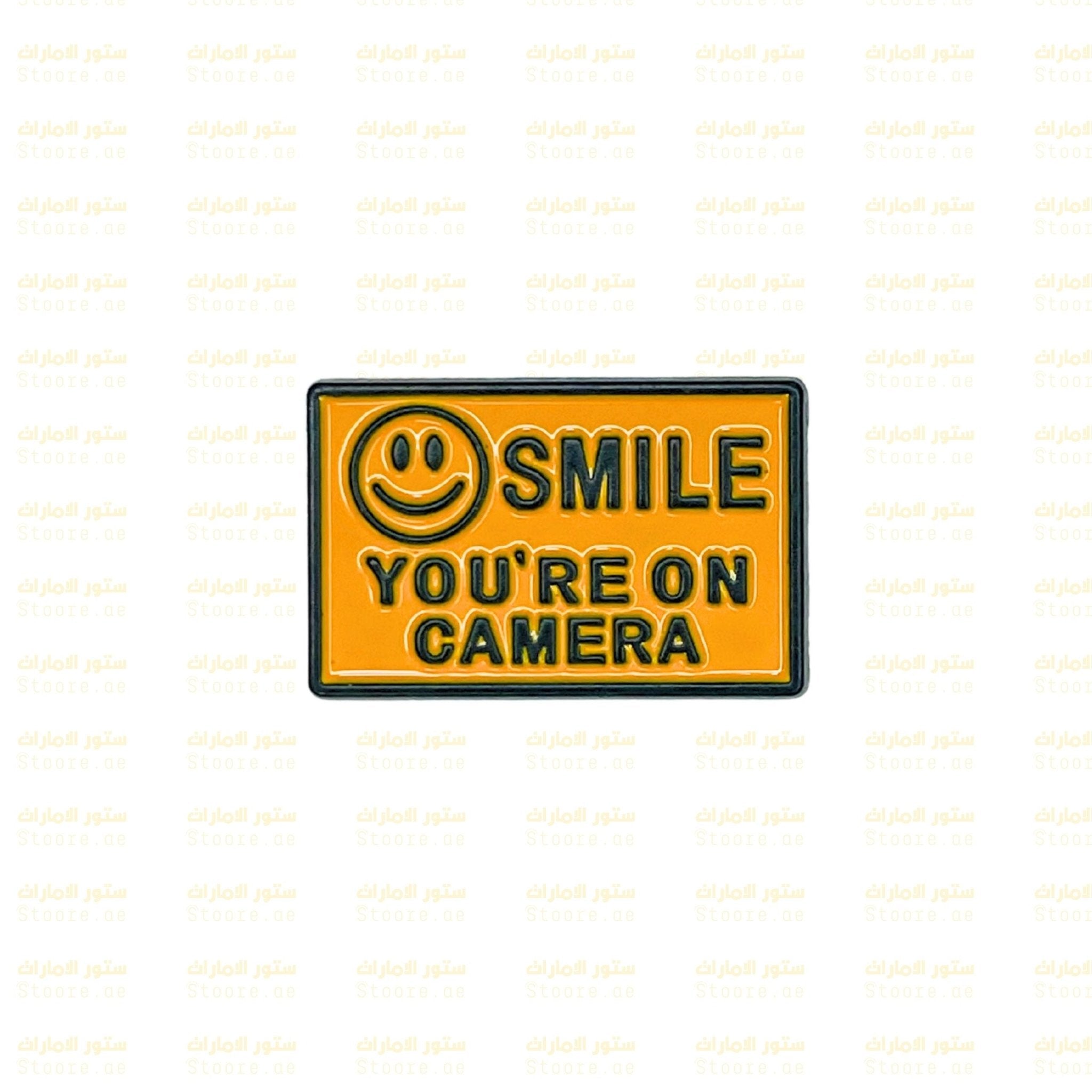 Badge Smile You're On Camera