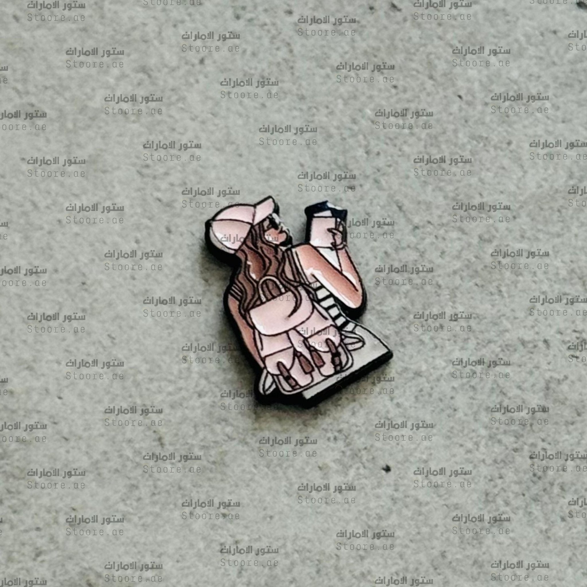 Badge Stylish Girl