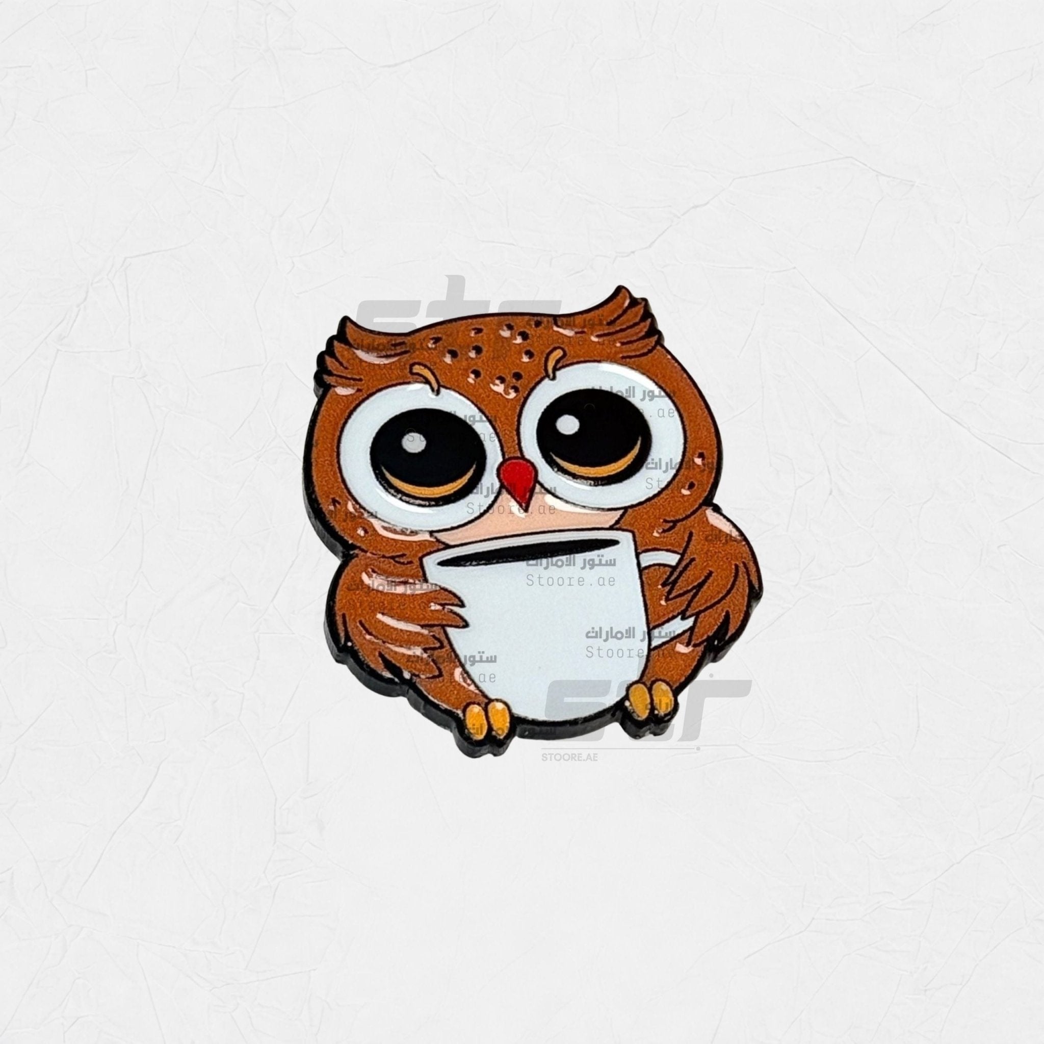 Badge Tea Cup Owl