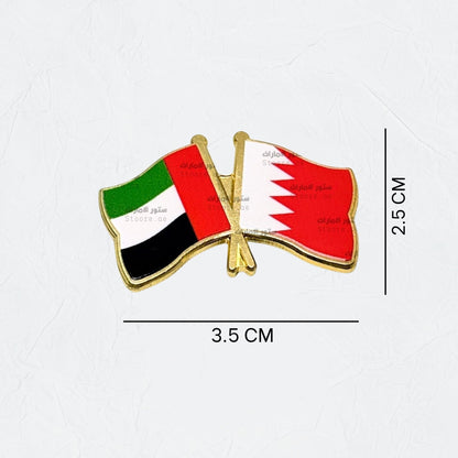 Badge UAE & BAHRAIN Flag