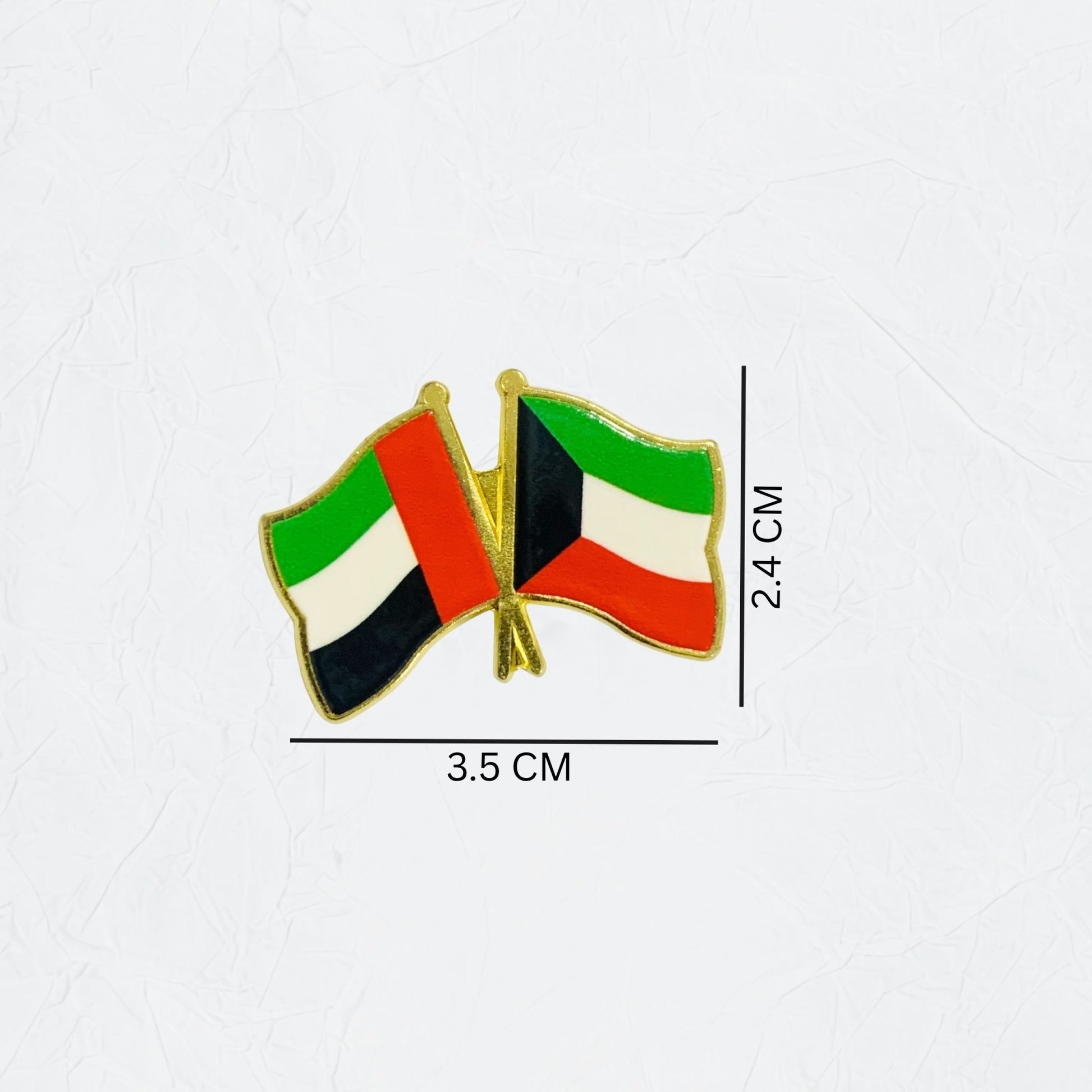 Badge UAE & KUWAIT Flag