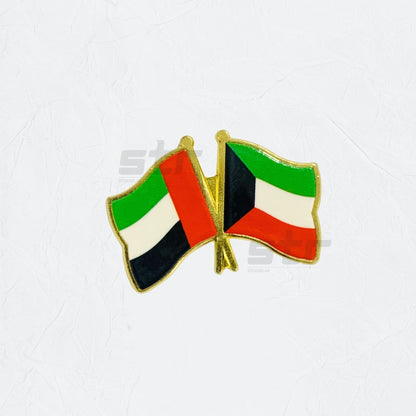 Badge UAE & KUWAIT Flag