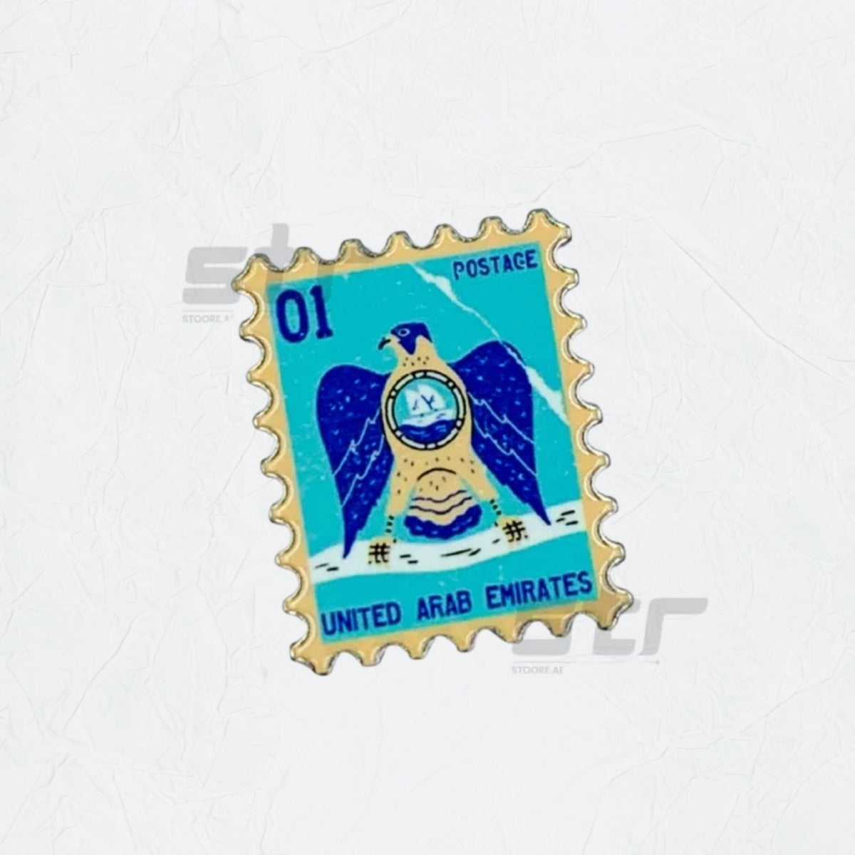 Badge United Arab Emirates Postage Stamp