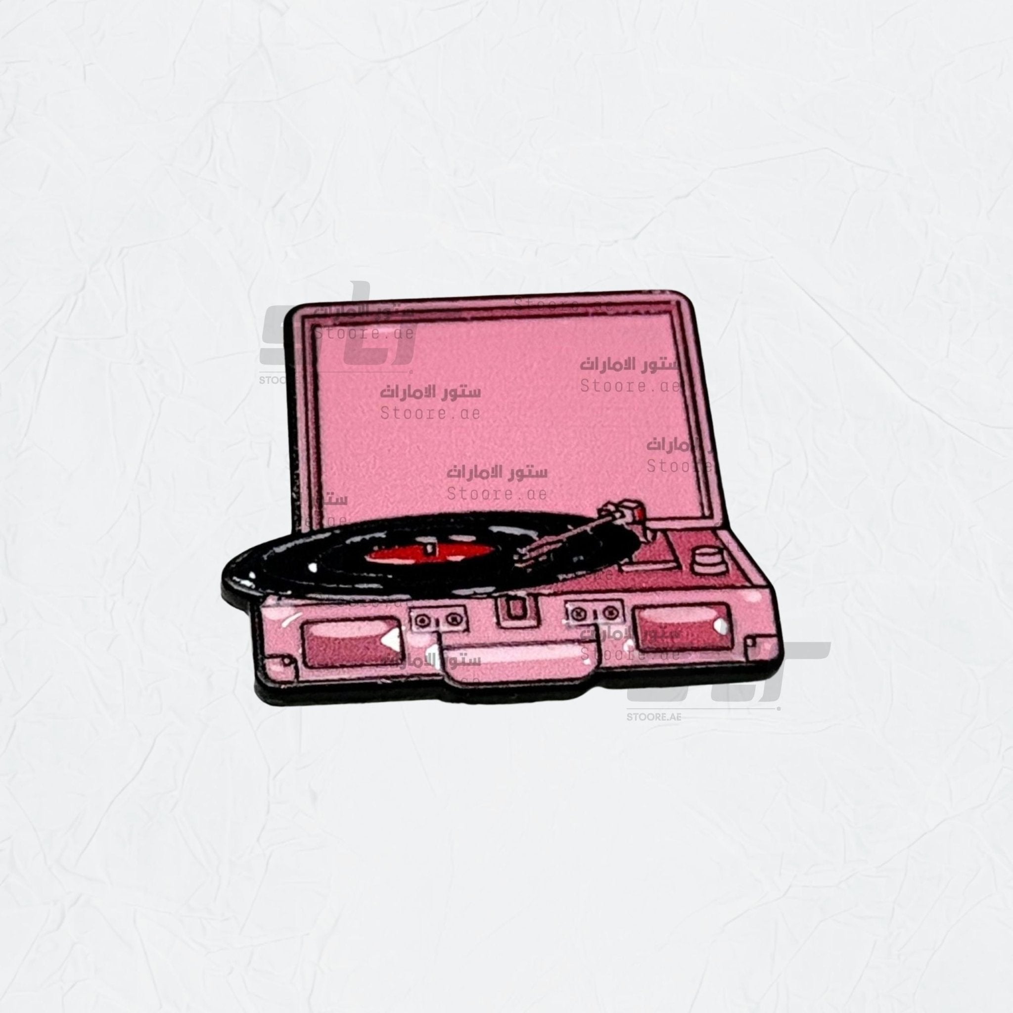 Badge Vintage Record Player