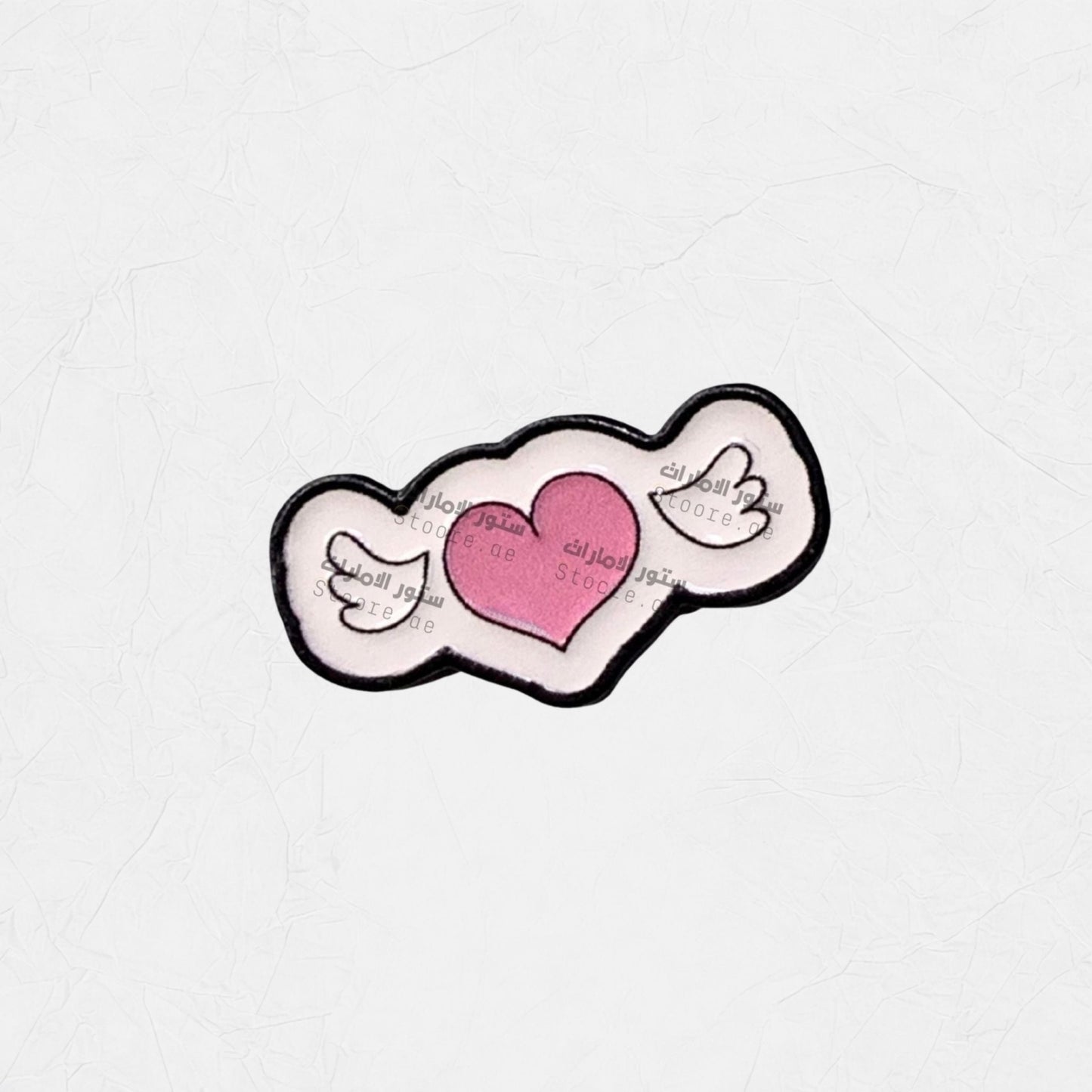 Badge Winged Heart