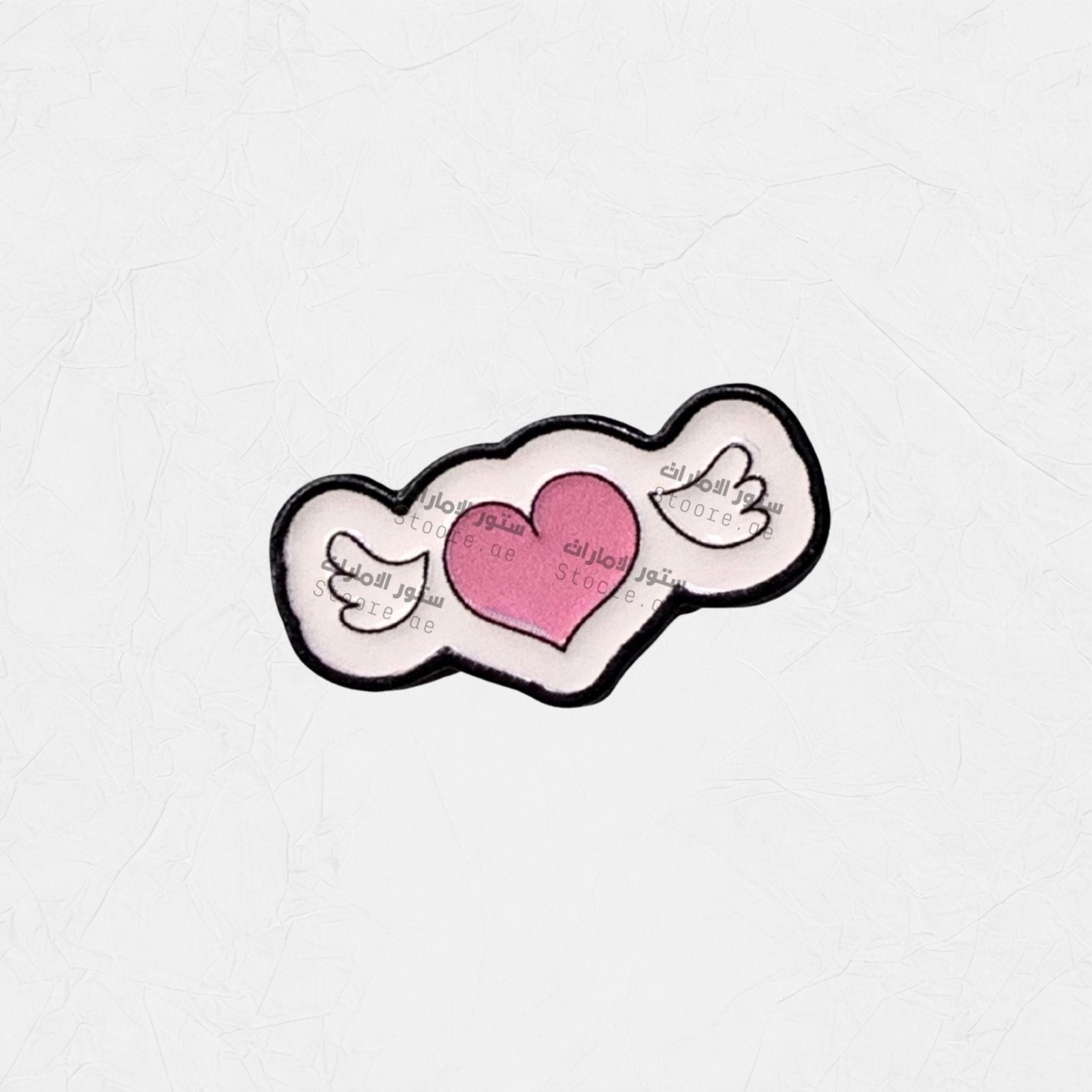 Badge Winged Heart