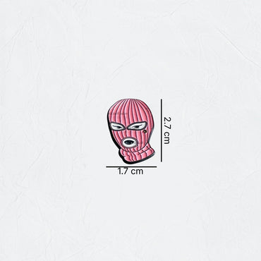 Badge Women's Pink Ski Mask