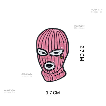 Badge Women's Pink Ski Mask