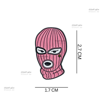 Badge Women's Pink Ski Mask