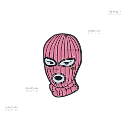Badge Women's Pink Ski Mask
