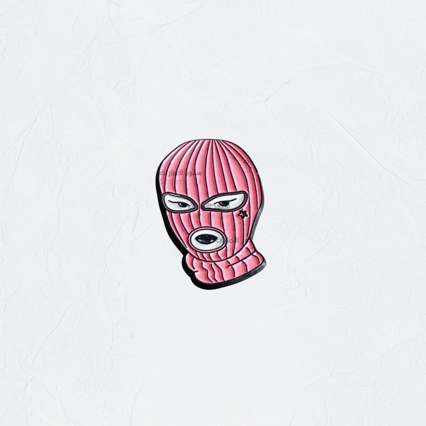 Badge Women's Pink Ski Mask