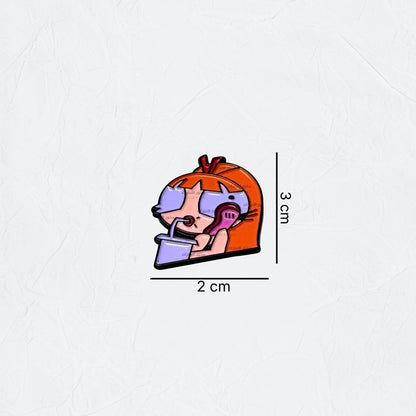 Badge powerpuff Lady Blossom