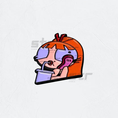 Badge powerpuff Lady Blossom