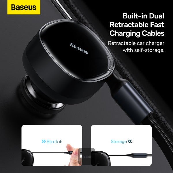 Baseus 2 In 1 Car Charger Type-c & Lightning 30W 