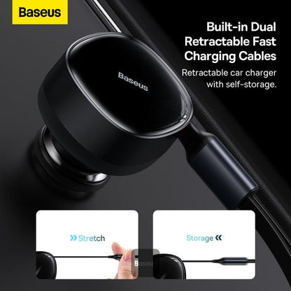 Baseus 2 In 1 Car Charger Type-c & Lightning 30W 