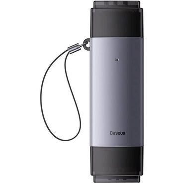 Baseus Airjoy USB-A & Type-C to SD/TF Card Reader - Grey
