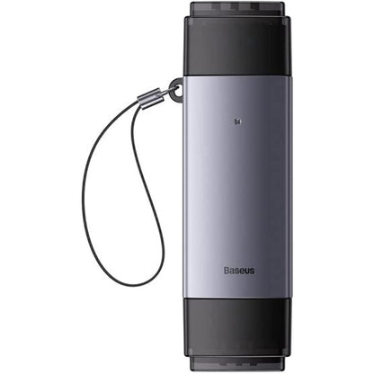 Baseus Airjoy USB-A & Type-C to SD/TF Card Reader - Grey