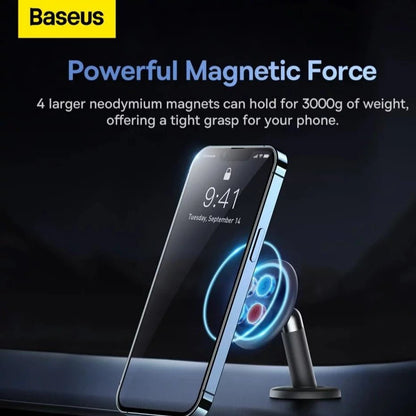 Baseus C01 Magnetic Dashboard Car Mount Holder - Black