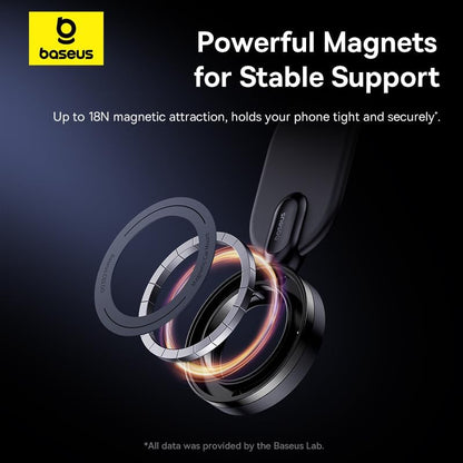Baseus C02 Go 360° Rotatable Magnetic Phone Holder - Black