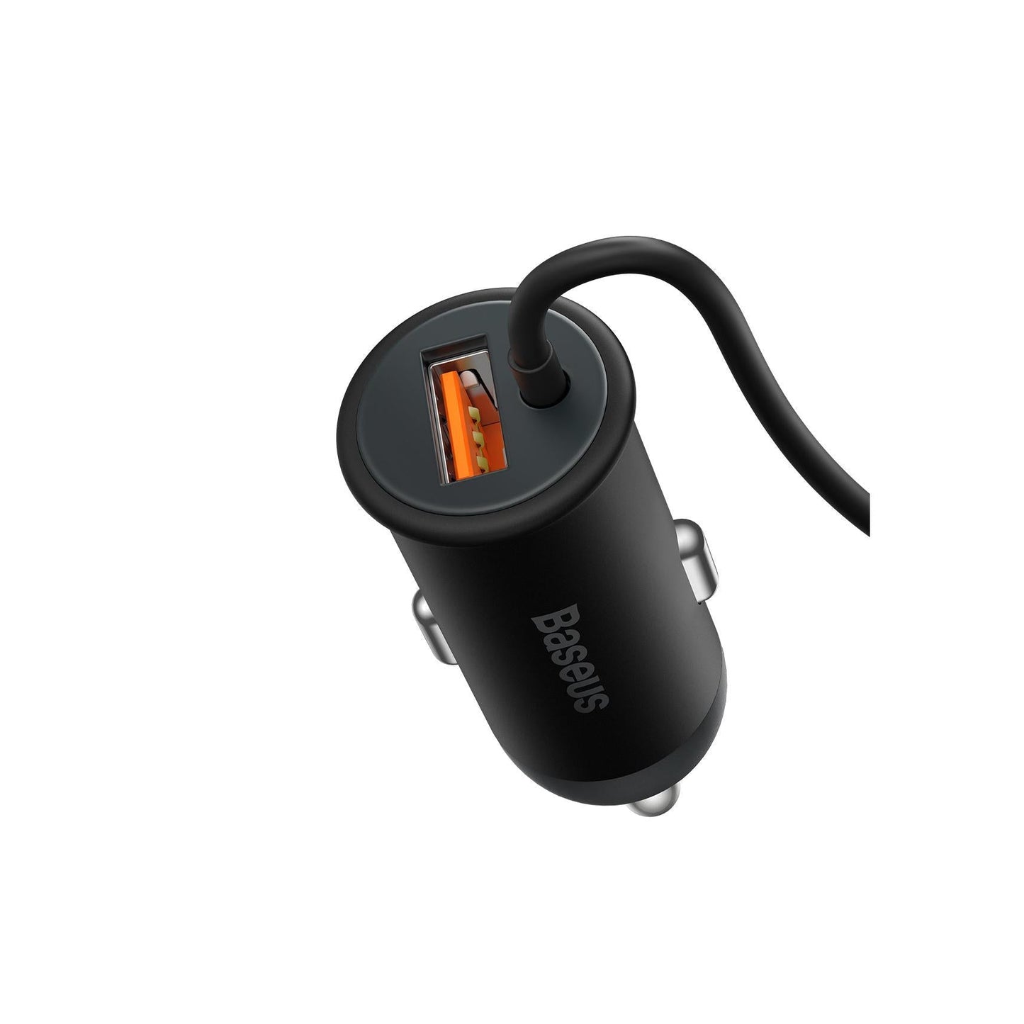 Baseus CW01 MagSafe car holder with 15W + USB-A 25W car charger - Black