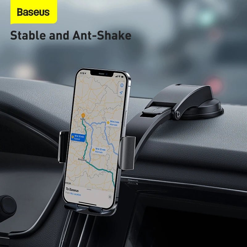 Baseus Car Mount Holder For Air Outlets and Center Console - Black