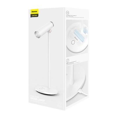 Baseus Dgiwk - A02 I - Work Series Rechargable Office Reading Desk Lamp ( Spotlight Edition ) - White