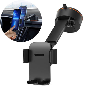 Baseus Easy Control Car Mount Holder Suction Cup Version - Black