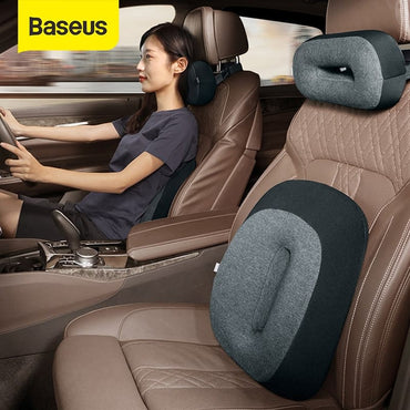 Baseus Floating Car Waist Back And Neck Pillow - Black