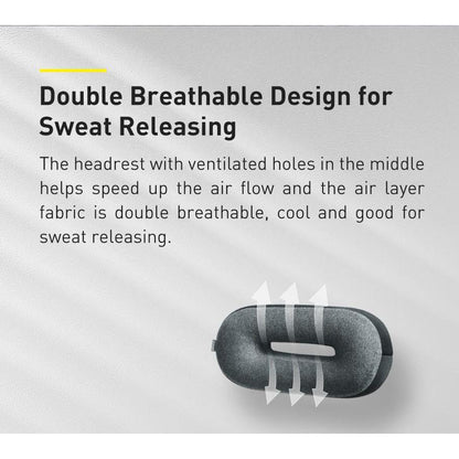 Baseus Floating Car Waist Back And Neck Pillow - Black