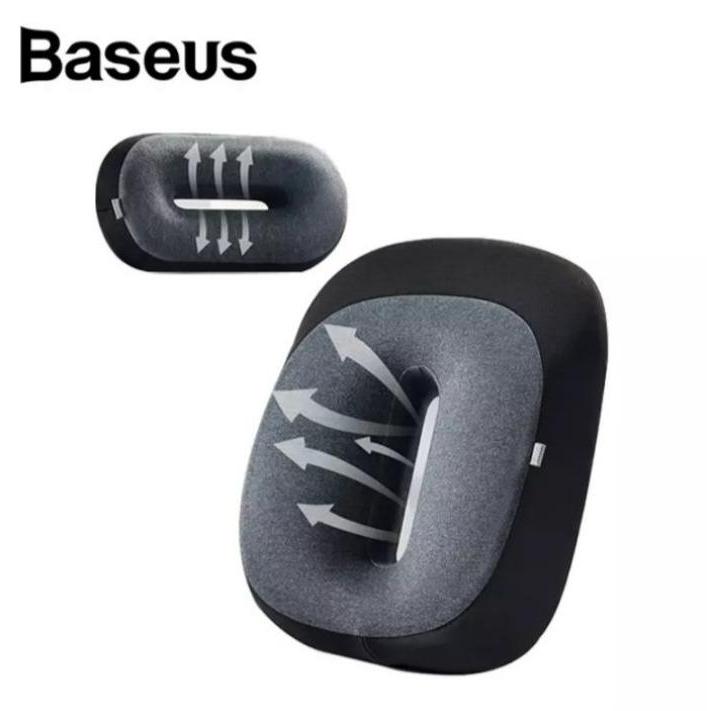 Baseus Floating Car Waist Back And Neck Pillow - Black